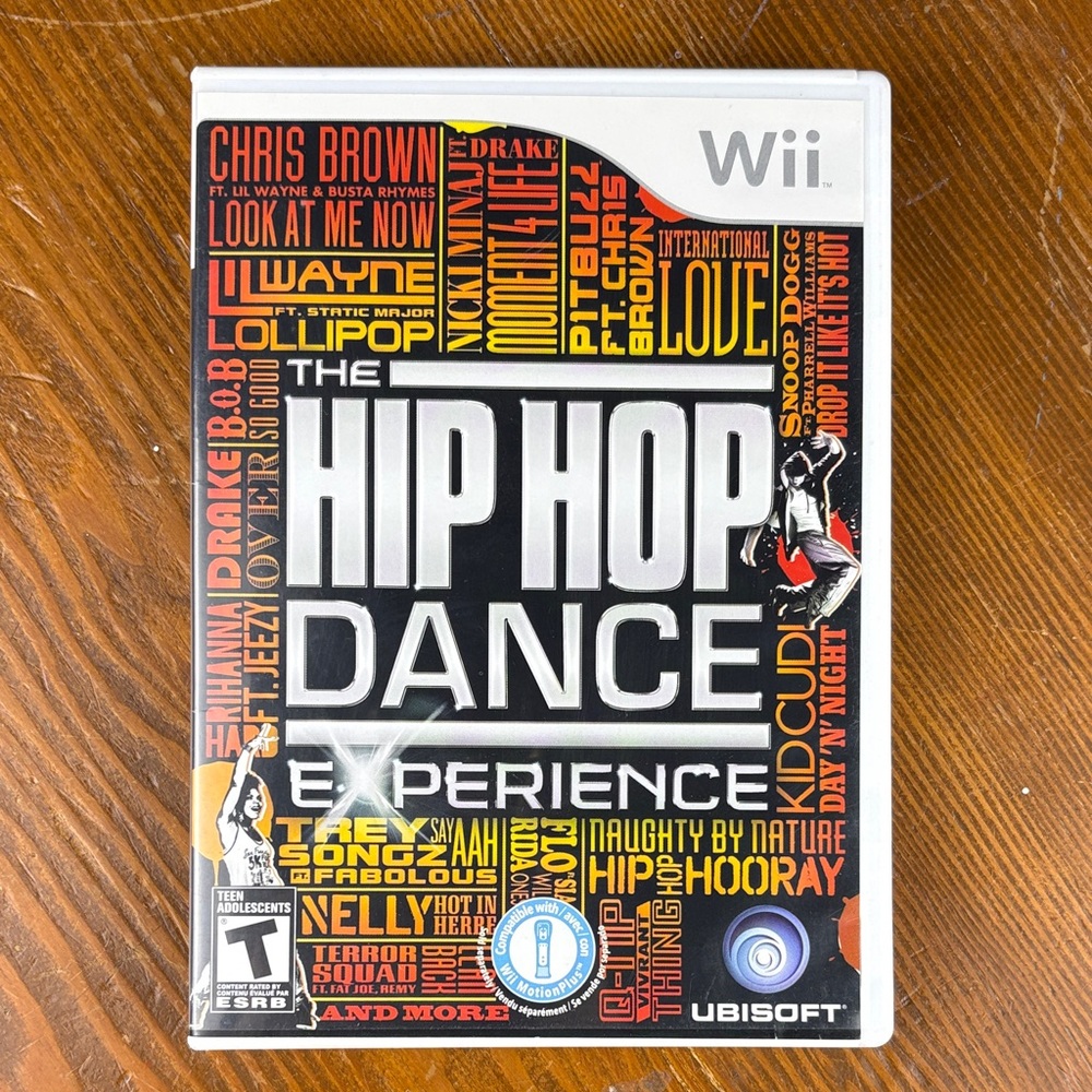 The Hip Hop Dance Experience for Wii - Black and White